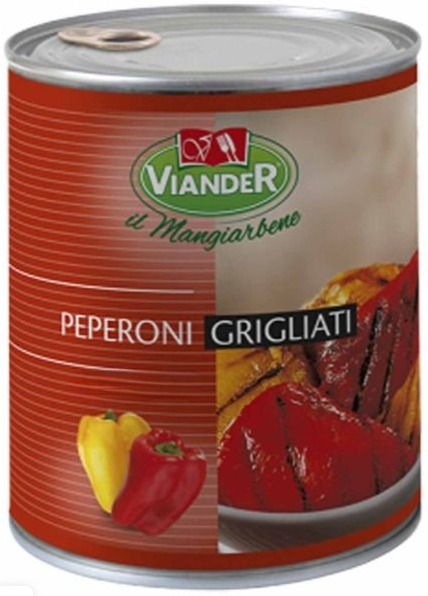 PEPERONI GRIGLIATI OLIO GIRASOLE 750GR