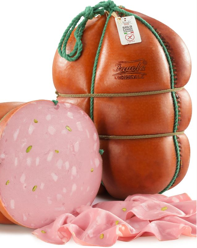 MORTADELLA EMILIANA FAVOLA CON PISTACCHIO 8KG APROX.