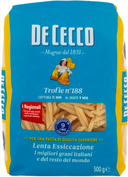 DE CECCO TROFIE N.188 500 GR