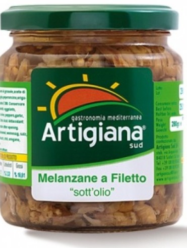 MELANZANE A FILETTO 280 GR ARTIGIANA SUD