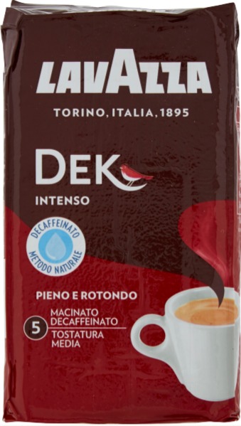 CAFE LAVAZZA DEK INTENSO 250 GR