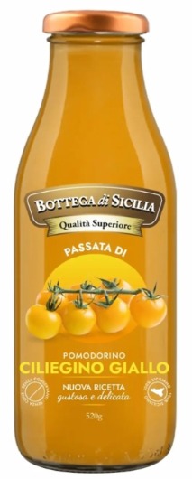 PASSATA DI CILIEGINO GIALLO (520GR X 12) BOTTEGA DI SICILIA