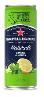 SAN PELLEGRINO LIMONATA-MENTA LATTINA (24) 330 ML