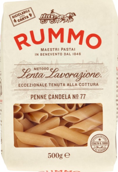 PENNE CANDELA N.77 (500GR x 16) RUMMO