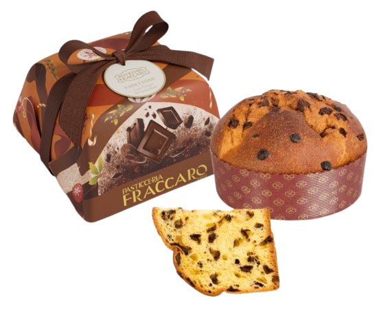 PANETT AL CIOCCOLATO INCARTO ARTIGIANALE x 6- FRACCARO SPUMADORO
