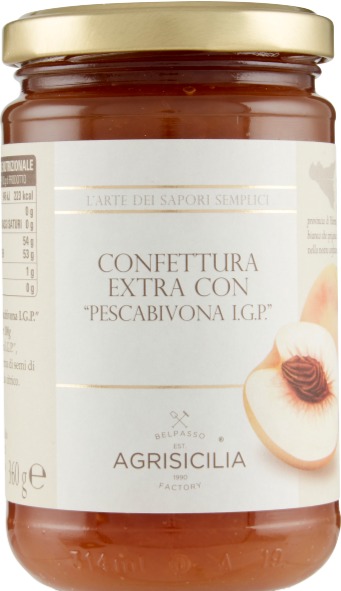 CONFETTURA PESCA DI BIVONA IGP 360 GR AGRISICILIA