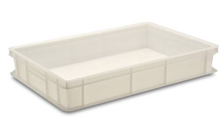 CAJA PLASTICO 60x40x10 PARA MASA DE PIZZA