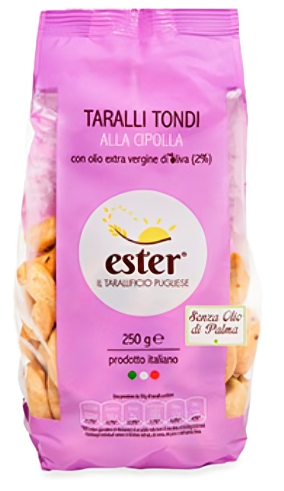 TARALLI CIPOLLA 250G (20UDS) -ESTER