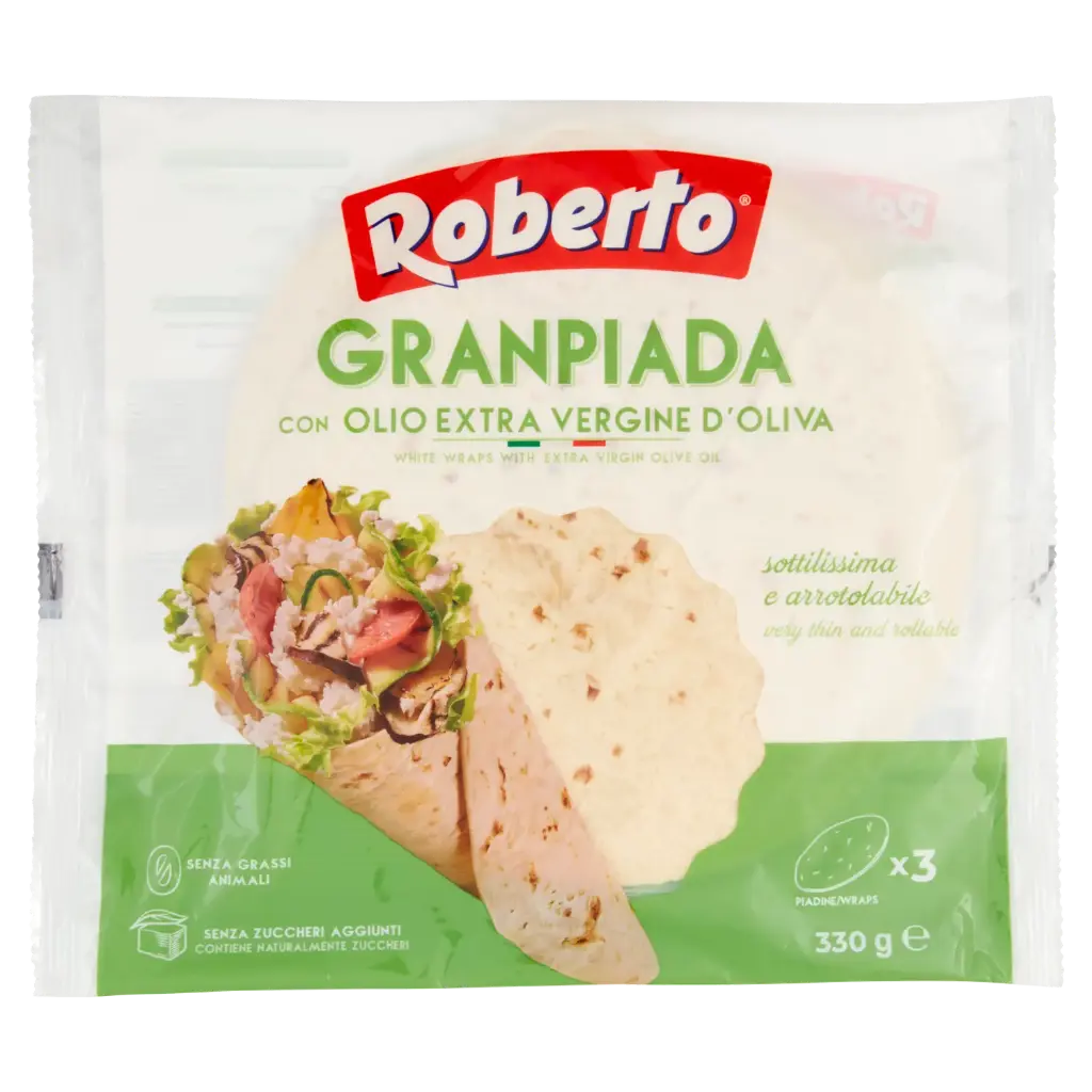 GRAN PIADA OLIO EXTRAVERGINE 330 GR - ROBERTO 