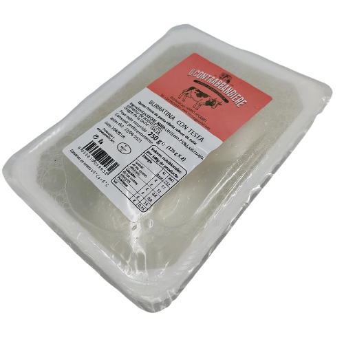 [100002] BURRATA 250g (125GR x 2) x 10 "IL CONTRABBANDIERE"