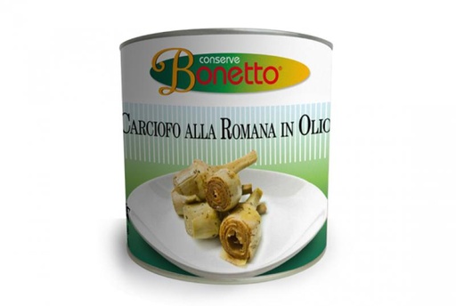 [CARR1OB30] CARCIOFI ALLA ROMANA CON GAMBO in olio 3KG