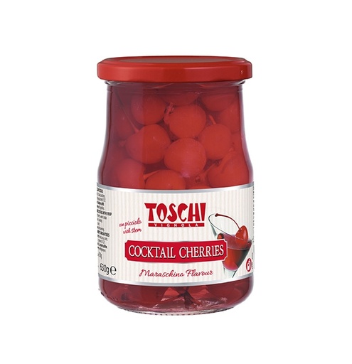 [800703] CILIEGE COCKTAIL ROSSE 410GR TOSCHI