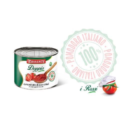 [400130] CONCENTRATO DI POMODORO 2,2Kg*6 LA TORRENTE