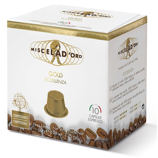 [M53900000] Caffè Miscela D'oro GOLD CAPSULE NES 10X5g