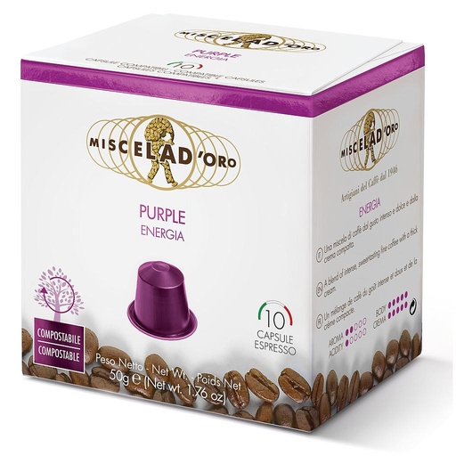 [M520000] Caffè Miscela D'oro PURPLE CAPSULE NES 10X5g