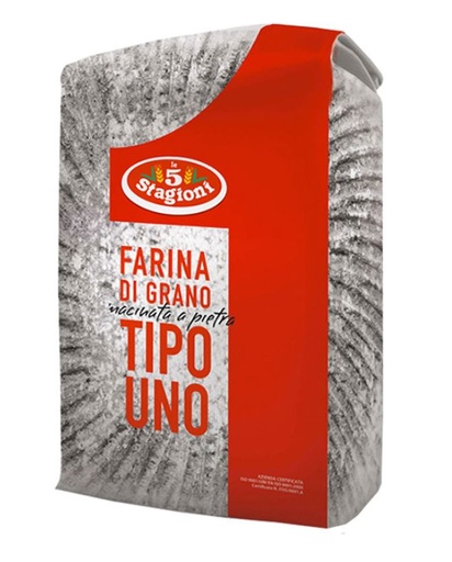 [130596] FARINA "1" MACINATA PIETRA 25KG - 5 STAGIONI
