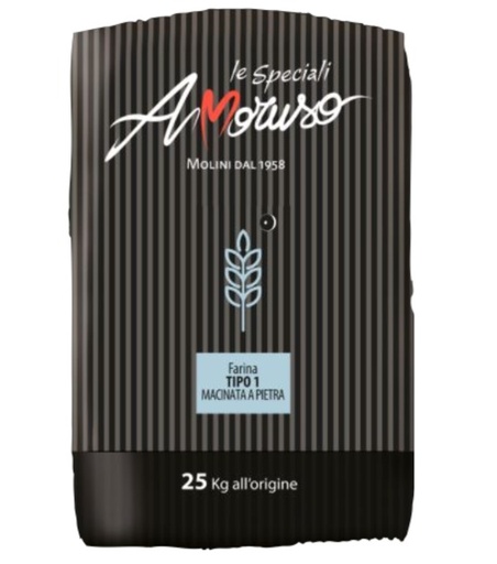 [130036] FARINA TIPO 1 MACINATA A PIETRA 25KG AMORUSO