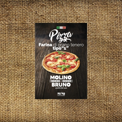 [MB04025] Farina tipo 1 Pizza 25 Kg Molino Bruno
