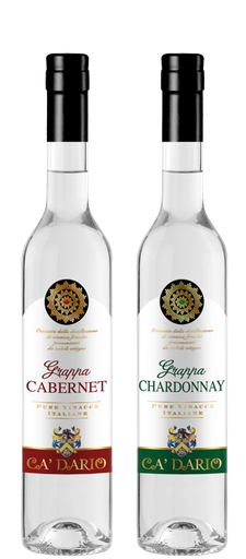 [600628] GRAPPA DI CHARDONNAY CÁ DARIO 0,5lt (*6)