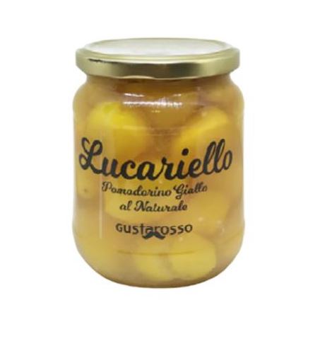 [400638] GUSTAROSSO- LUCARIELLO POM. GIALLO AL NATURALE VETRO 520GR*12