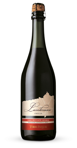 [PI015895] LAMBRUSCO EMILIA AMABILE IGT AMABILE 8º 0'75L TERRE PASSERI