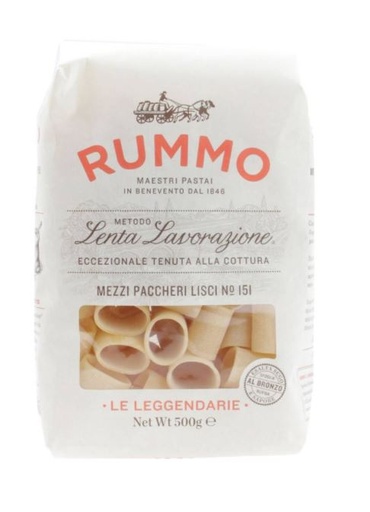 [300555] MEZZI PACCHERI LISCI (500GR x 12) RUMMO