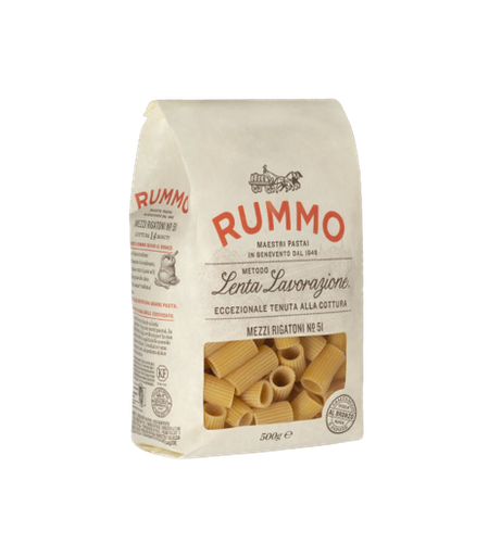 [300713] MEZZI RIGATONI N. 51 (16 x 500g) RUMMO