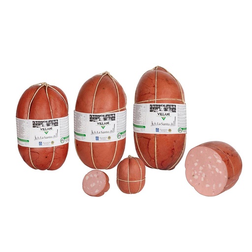 [200247] MORTADELLA SANTO VESCICA 5/6 KG. IGP- PISTACCHIO   VILLANI