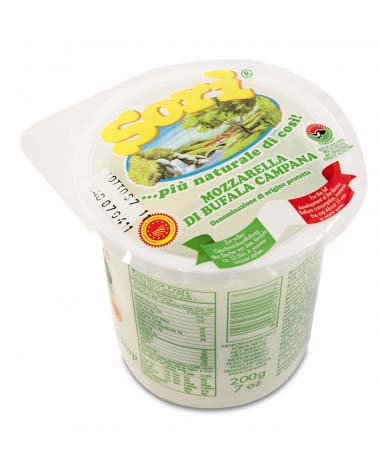 [100076] MOZZARELLA DI BUFALA 200GR VASO