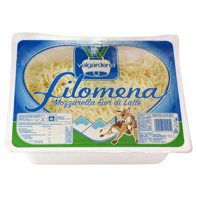 [130506] MOZZARELLA FILOMENA JULIENNE VASCHETTA 2.5KG*4 VALGARDENA             