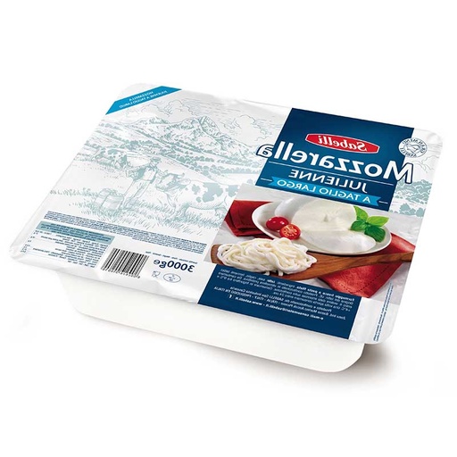 [SAB8480.8] MOZZARELLA JULIENNE TAGLIO LARGO "NATURA SINCERA" 2,5 KG