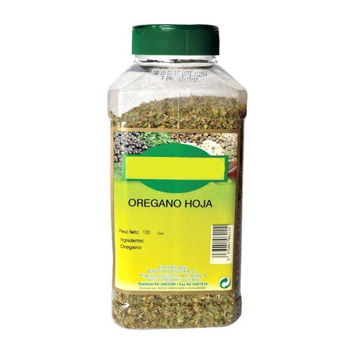 [916] OREGANO HOJA EN TARRO 150GR