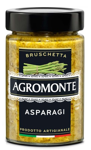 [400725] PANE & PASTA BRUSCHETTE ASPARAGI 106GR*12  AGROMONTE