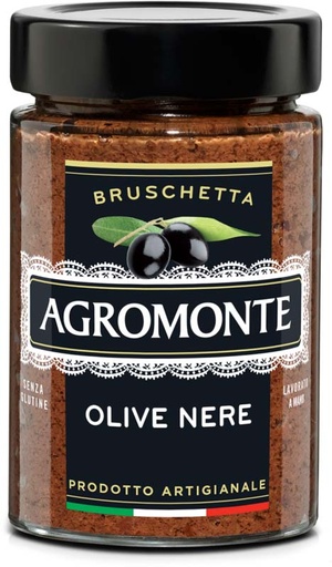 [400729] PANE & PASTA OLIVE NERE 106GR*12  AGROMONTE