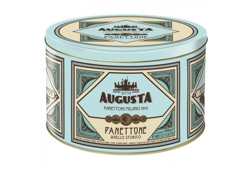 [130420] PANETTONE CLASSIC metal tin  245x160 1 KG Augusta