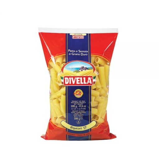 [300125] PASTA DIVELLA RIGATONI 24X 500GR (Nº 17)