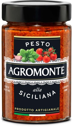 [400731] PESTO SICILIANO 106GR*12  AGROMONTE