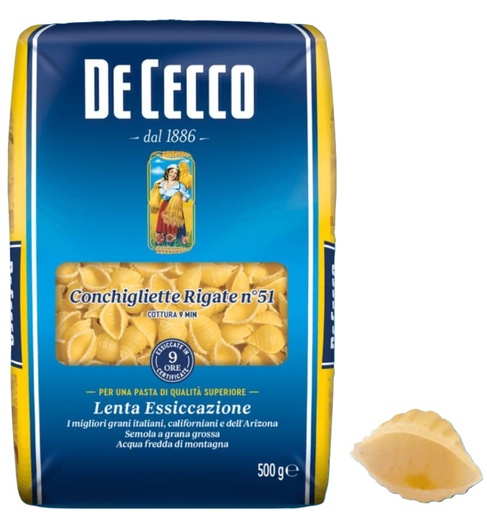 [10117] Pasta De Cecco Conchigliette Nº51