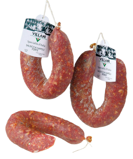 [168010] SALSICCIA NAPOLI FORTE 0,4KG.-SV- CT8PZ VILLANI