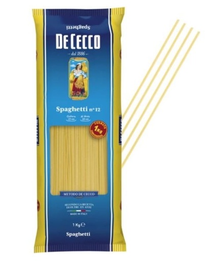 [300154] SPAGHETTI nº4012 1000g*12 DE CECCO