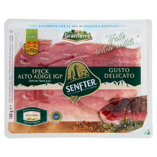 [SAL.073] SENFTER SPECK ALTO ADIGE 100GR