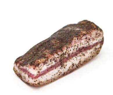 [131813] TRANCIO DI GUANCIALE DI SUINO AL PEPE (300GR) APROX SORRENTINO