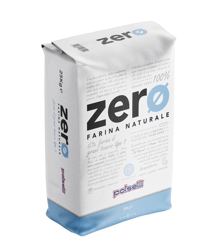 [800115] FARINA "TIPO 1" LINEA ZERO AZZURRA 25Kg CON GERME DI GRANO- POLSELLI