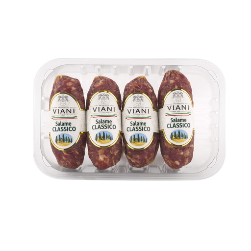 [104710] SALAME CLASSICO 150g x 4pz vaschetta atp 600g Aprox VIANI