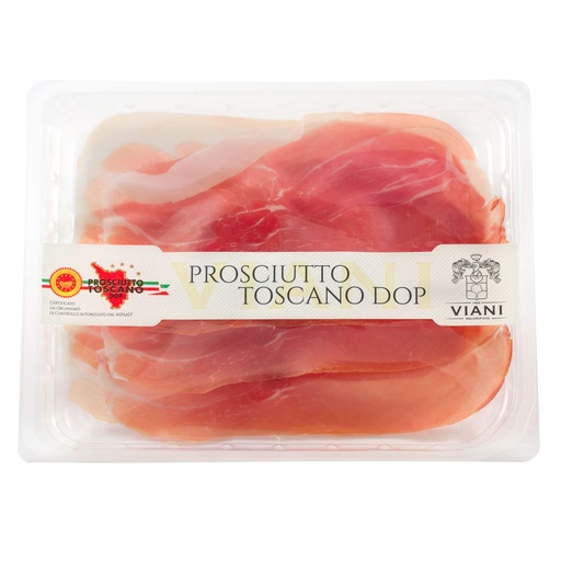 [121150] PROSCIUTTO TOSCANO DOP aff. 100g PF VIANI