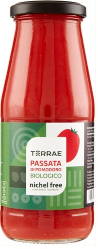 [132077] TERRAE PASSATA DI POMODORO BIO NICHEL FREE 420 GR