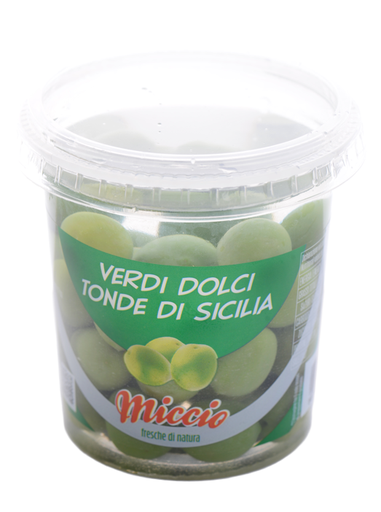 [400056] OLIVE VERDI DOLCI GRANDI DI SICILIA 200G*12 MICCIOLIVE
