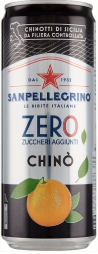 [800642] CHINÒ ZERO (33CL X 24 LATAS) SAN PELLEGRINO