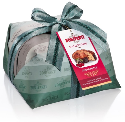 [131429] PANETTONE AMARENA INCARTO 750G 1x6 BONIFANTI