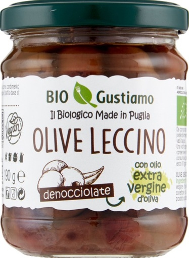 [400742] OLIVE LECCINO (X5) 200 GR BIO GUSTIAMO